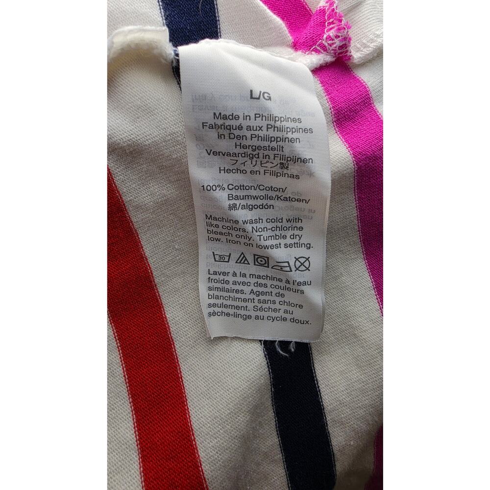 J. Crew Women's Contrast Yoke Top Large - Picture 7 of 8